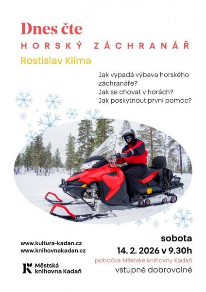 DNES ČTE - horský záchranář Rostislav Klíma